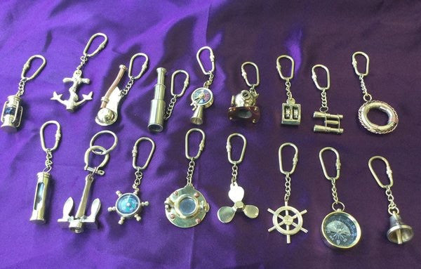 Brass Nautical Keychains