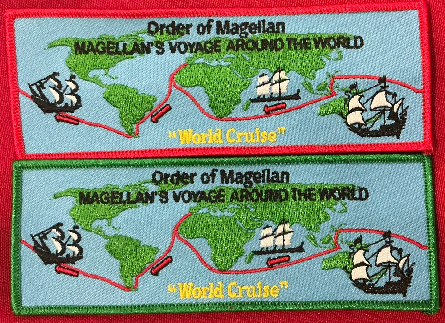 Order of Magellan Going around the World Liberty Cuff Set