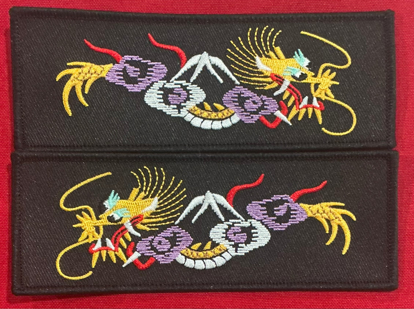 Golden White Dragon w/Mountain