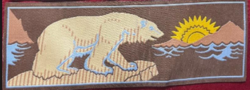 SILK POLAR BEAR LIBERTY CUFF single