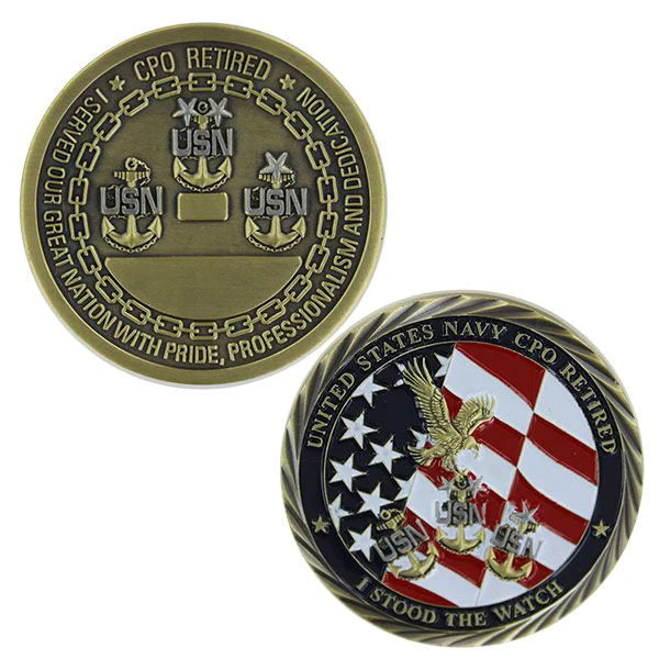 Antique Navy Retired Chief