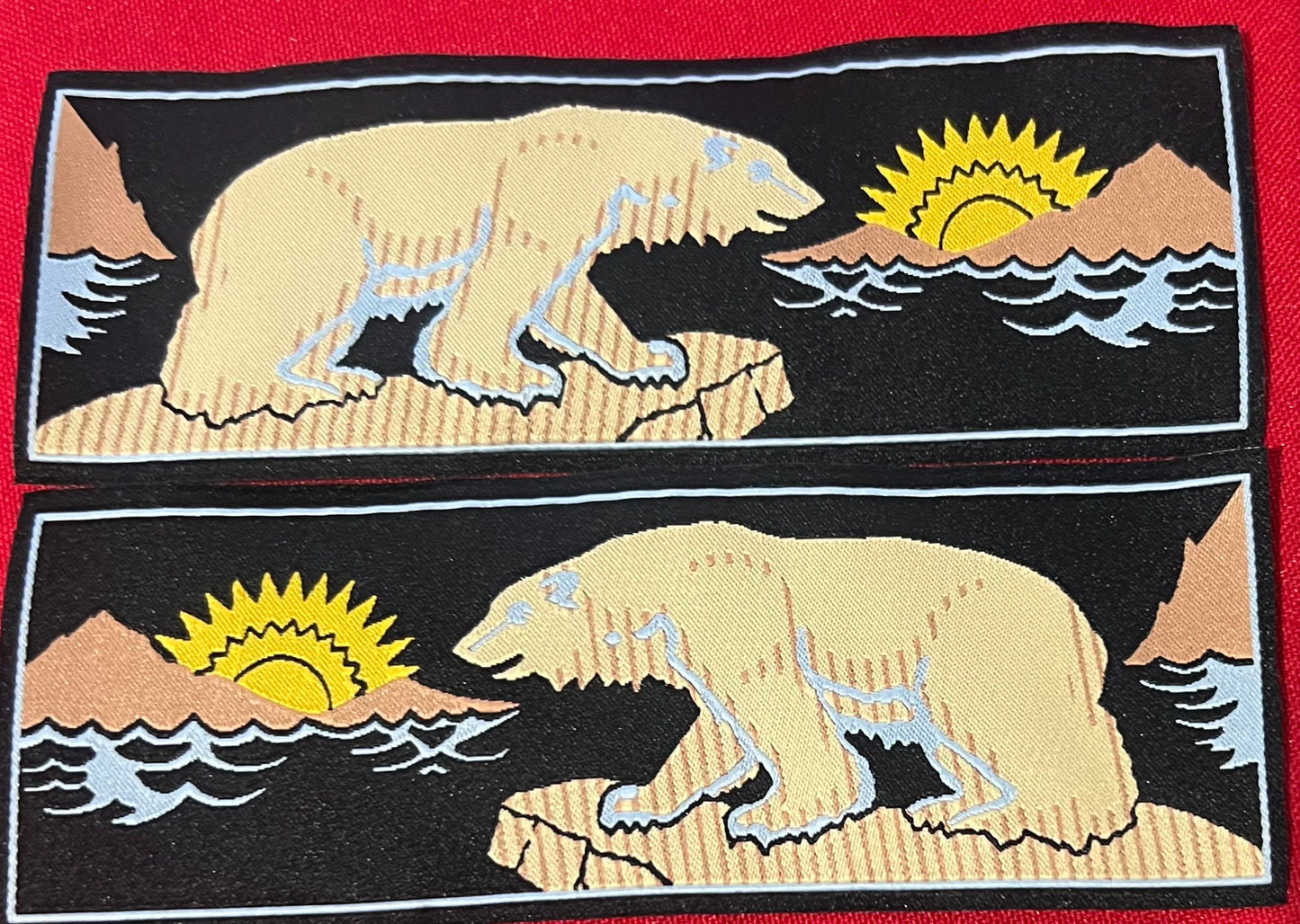 SILK POLAR BEAR "Northern Domain of the Polar Bear" LIBERTY CUFF SET