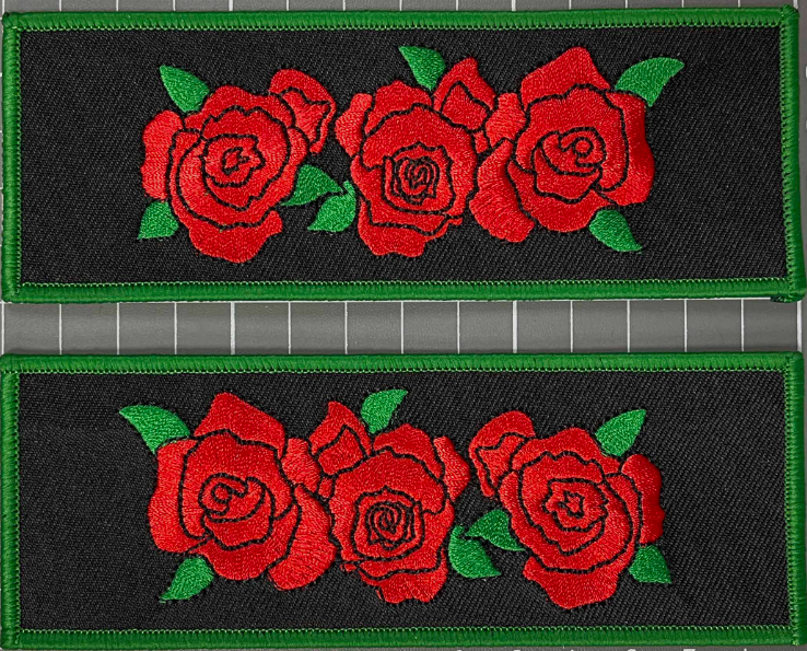 Red Roses Liberty Cuff Set