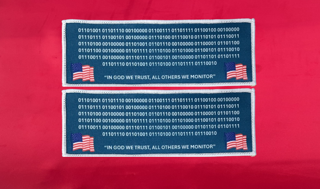 In God We Trust all Other We Monitor Liberty Cuff Set Pre-Order