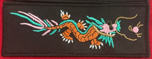 Red Body Teal Back Dragon Liberty Cuff Single
