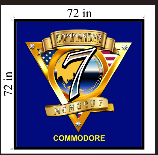 Custom 6x6 berber mat Commodore