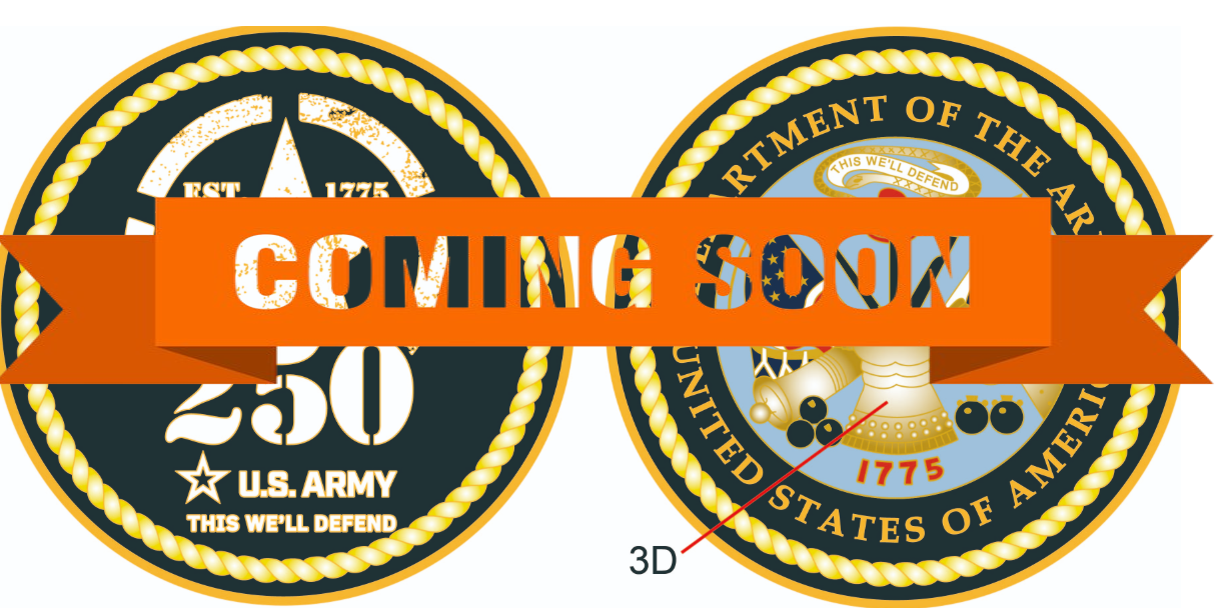United States Army 250th Birthday Coin