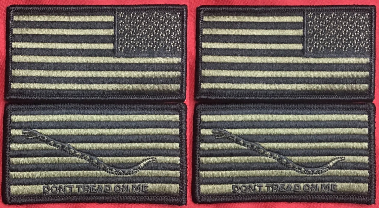 NWU Type III Flag Patches Embroidered Set