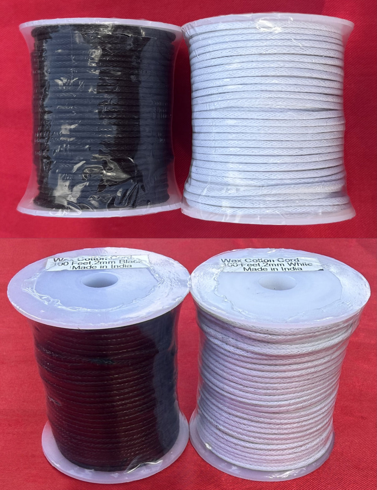 Boatswain's Mate Waxed Lanyard Line 100 FT 2mm