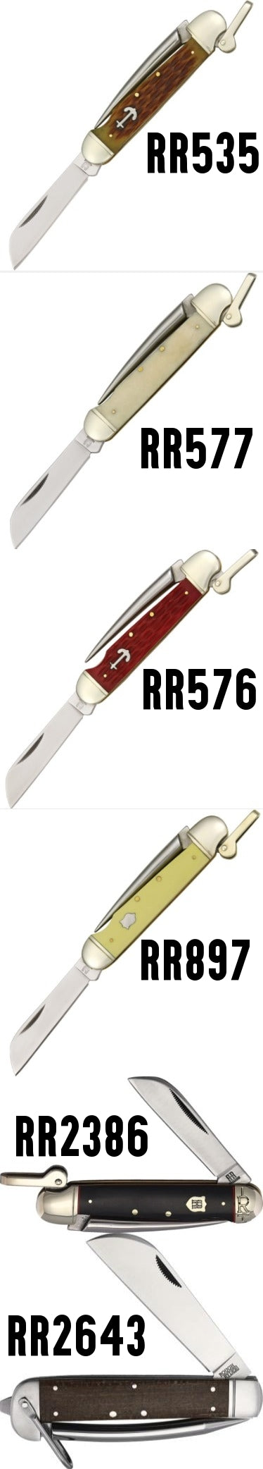 ROUGH RIDER RIGGING KNIVES No box