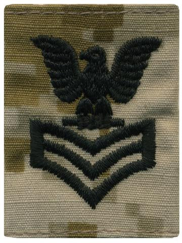 NWU Type II Enlisted Parka Rank Tab