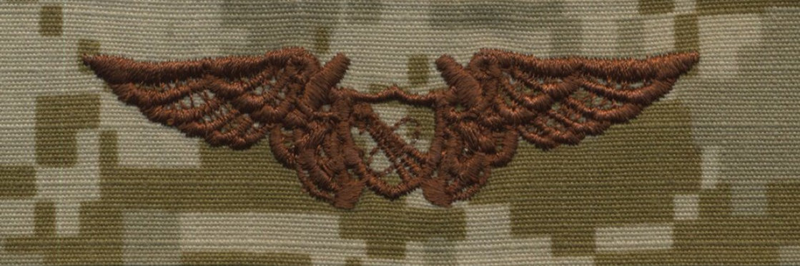 NWU Type II Warfare Devices & Breast Insignia Officer