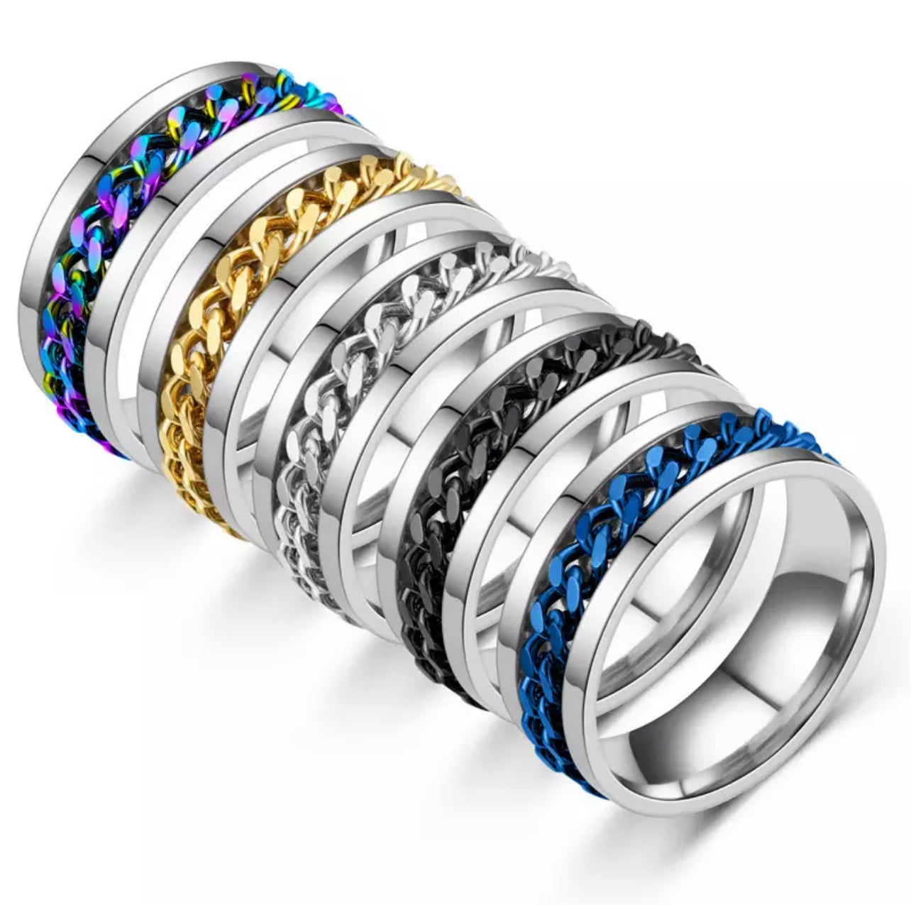 Stainless Steel Chainlink Rings