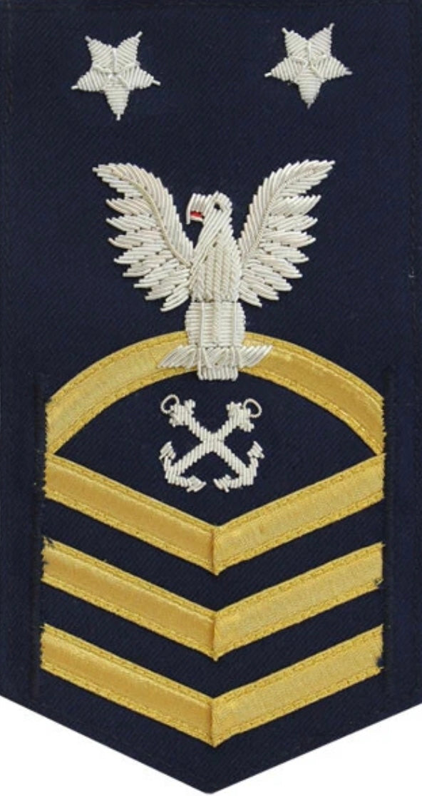 Boatswain's Mate USCG Chief Petty Officers Seaworthy Patches