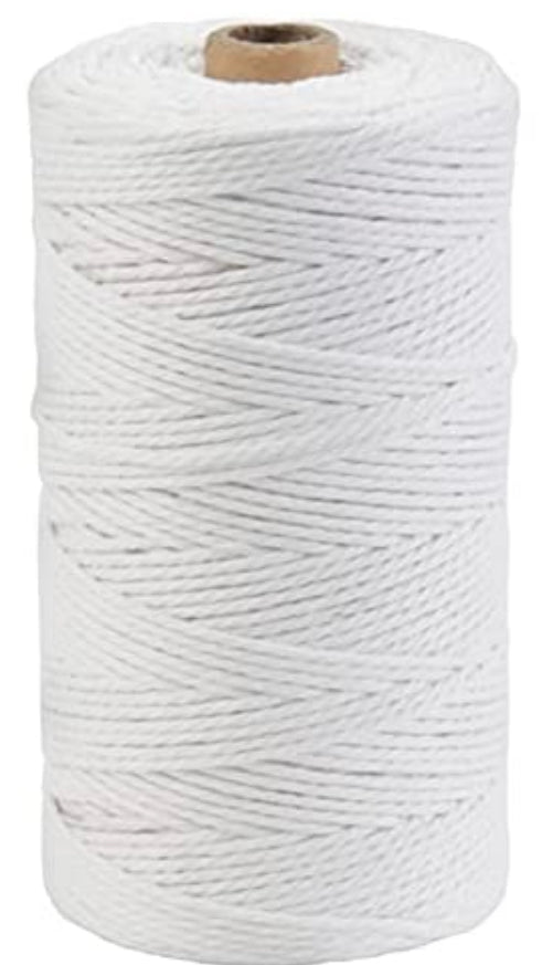 Three Strand 2mm Cotton Cord 100 ft