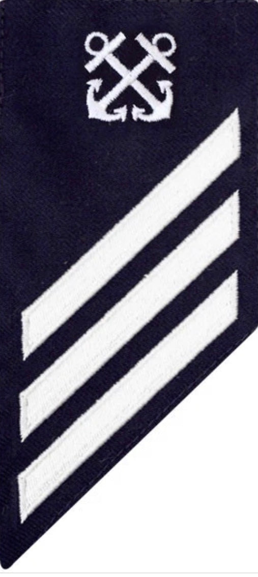 Coast Guard Boatswain's Mate & Seaman Seaman Rating Badge Patch