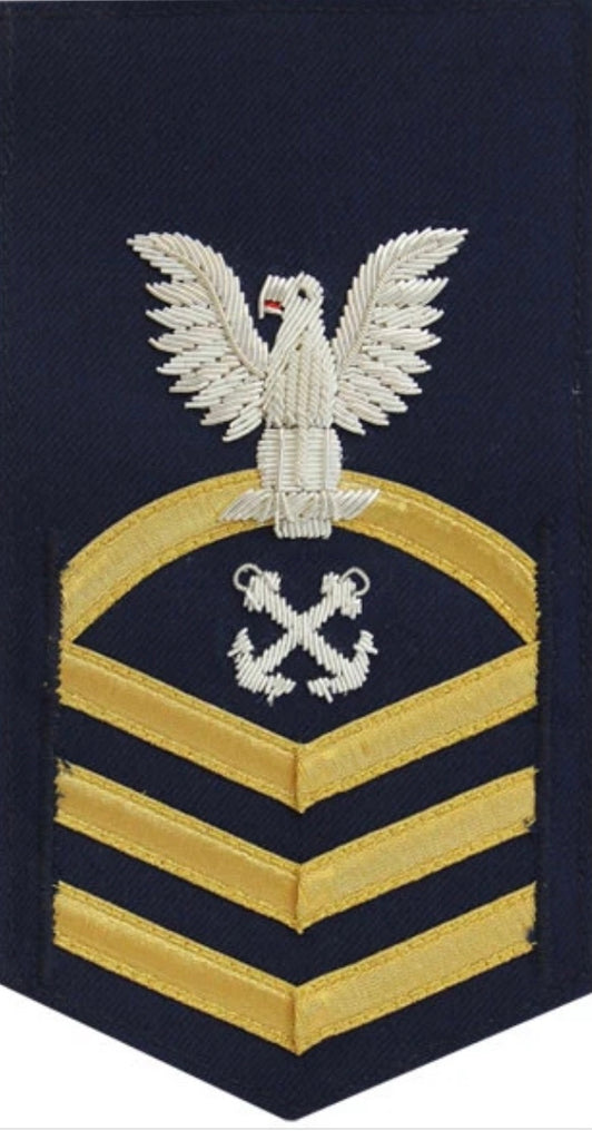 Boatswain's Mate USCG Chief Petty Officers Seaworthy Patches The