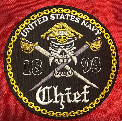 Navy Chief 4” Patch
