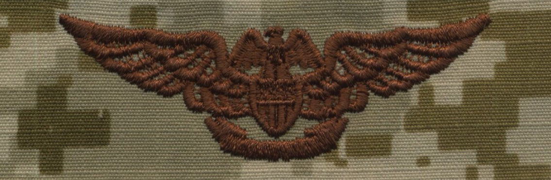 NWU Type II Warfare Devices & Breast Insignia Officer