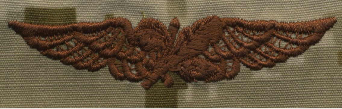 NWU Type II Warfare Devices & Breast Insignia Officer