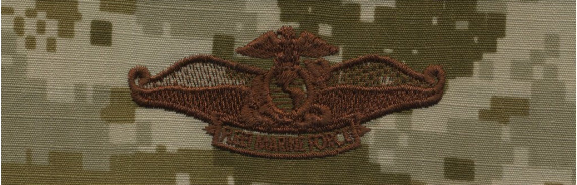 NWU Type II Warfare Devices & Breast Insignia Officer