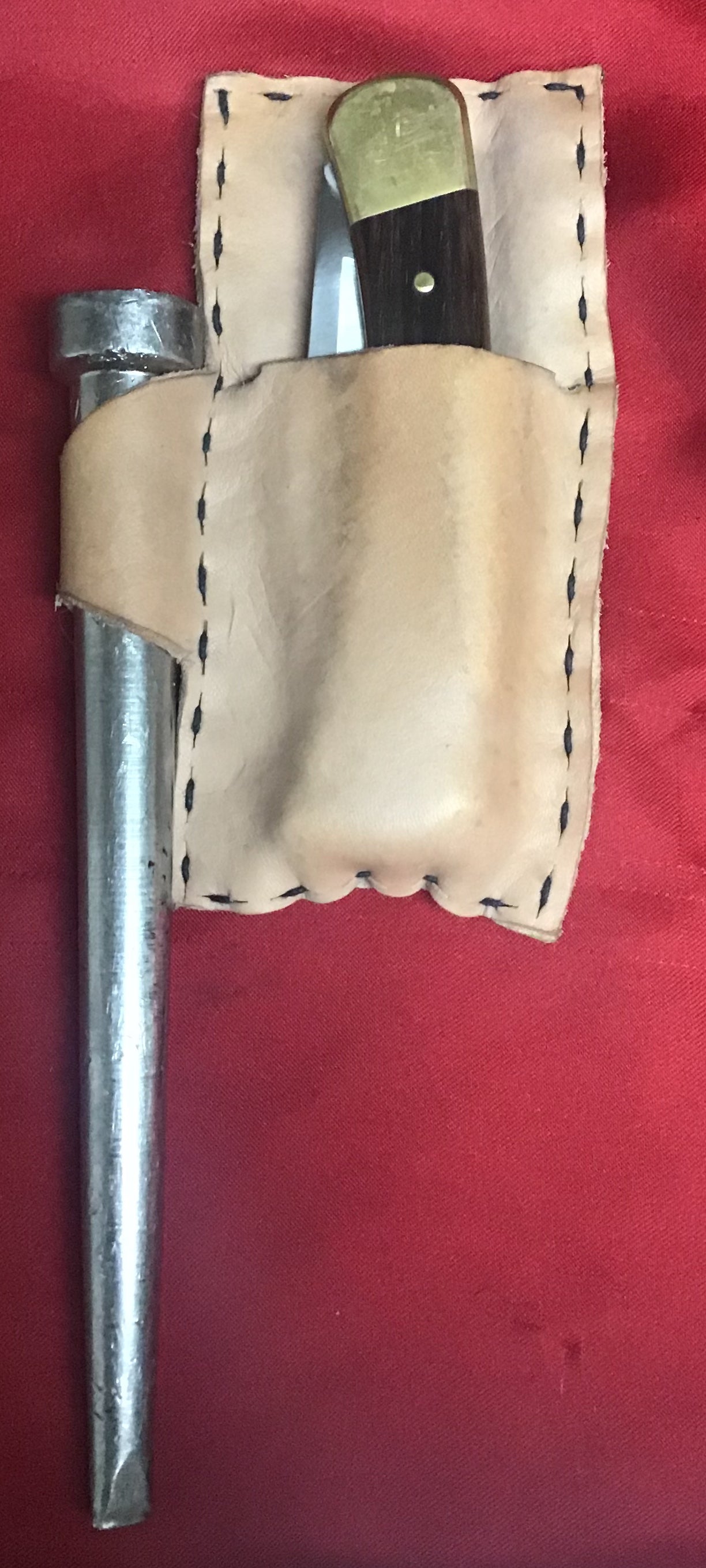 “Old School” Boatswain’s Mate Leather Sheath