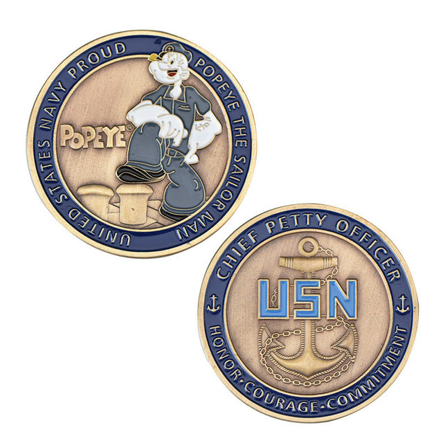 Popeyes Chief coin