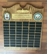 Navy Warfare Qualifier Display Boards