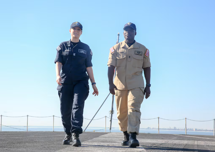 Navy 2 Piece Organizational Clothing (2POC) Patches