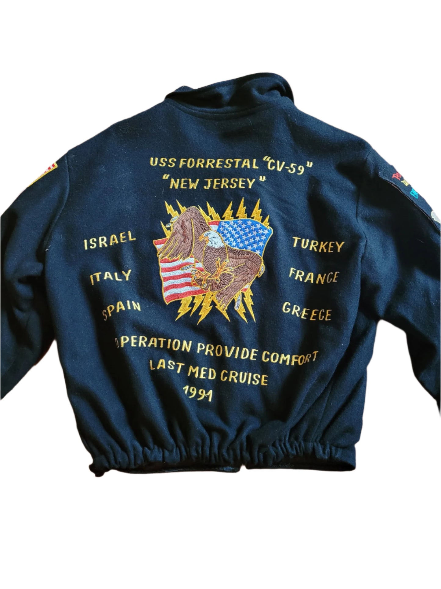 Custom Navy Cruise Jackets