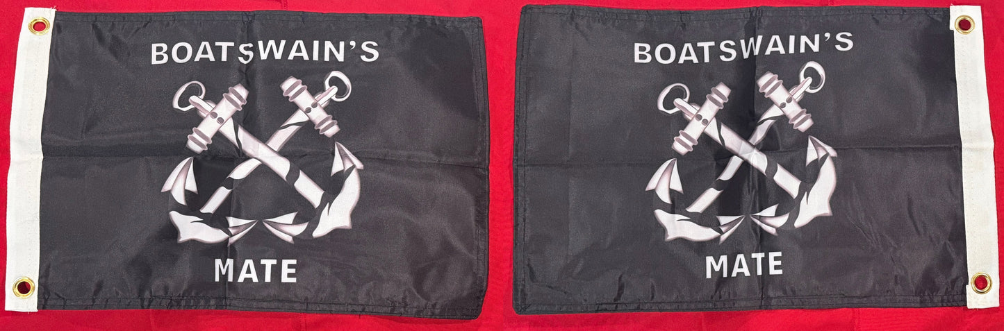 Boatswain's Mate Flag / Boat Flag 12 in x 18 in