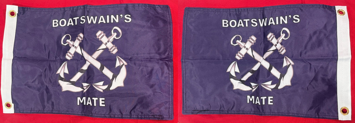 Boatswain's Mate Flag / Boat Flag 12 in x 18 in