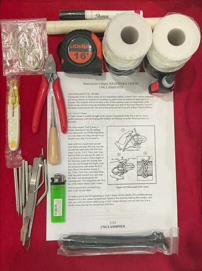 A Boatswain's Mate Lanyard Making Kit