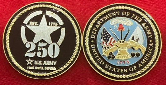 United States Army 250th Birthday Coin