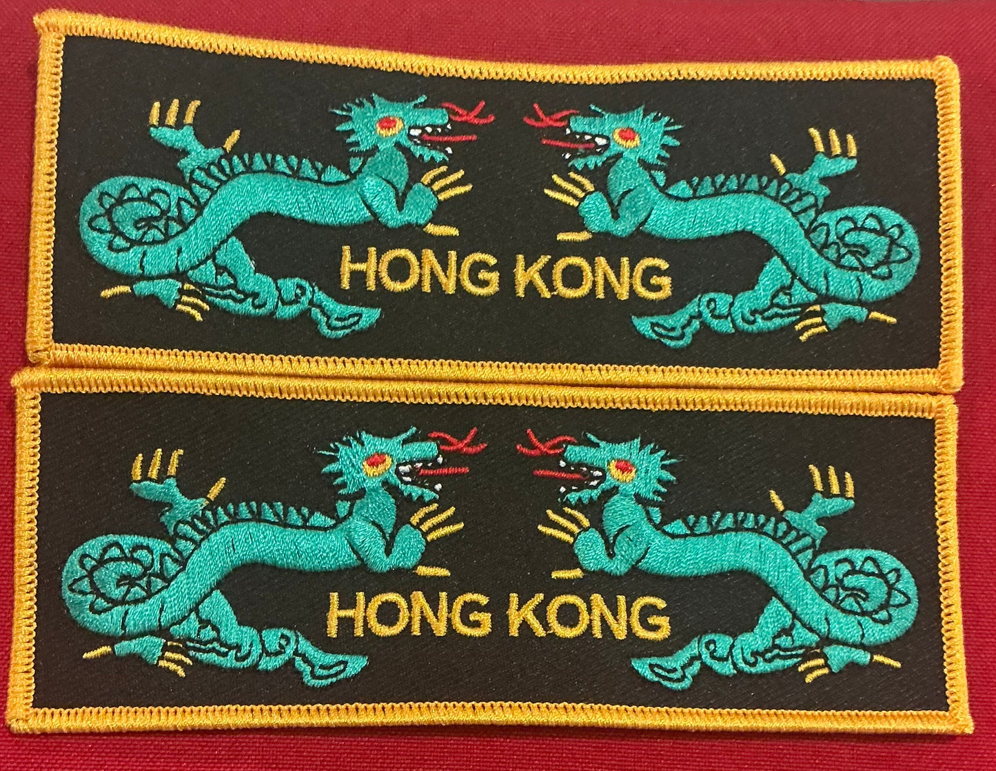 Hong Kong Green Dragon Liberty Cuff Set