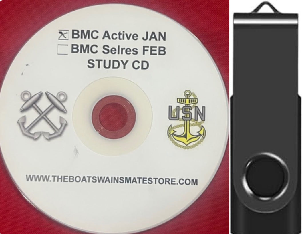 BM Study Cd / USB Drive for the ACTIVE/FTS JANUARY 2026 CPO EXAM