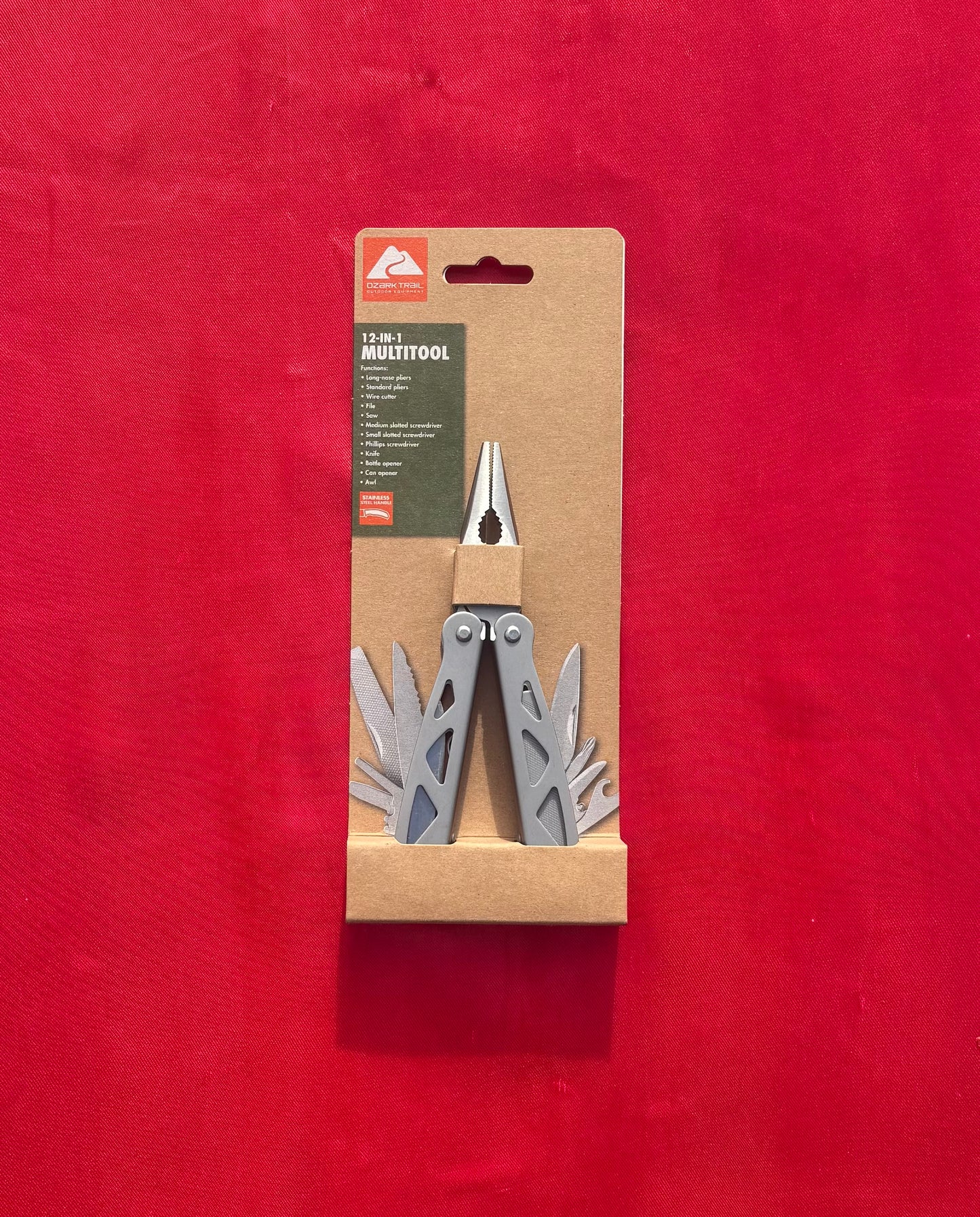 Ozark Trail Multi-Tool 12-in-1, Stainless Steel