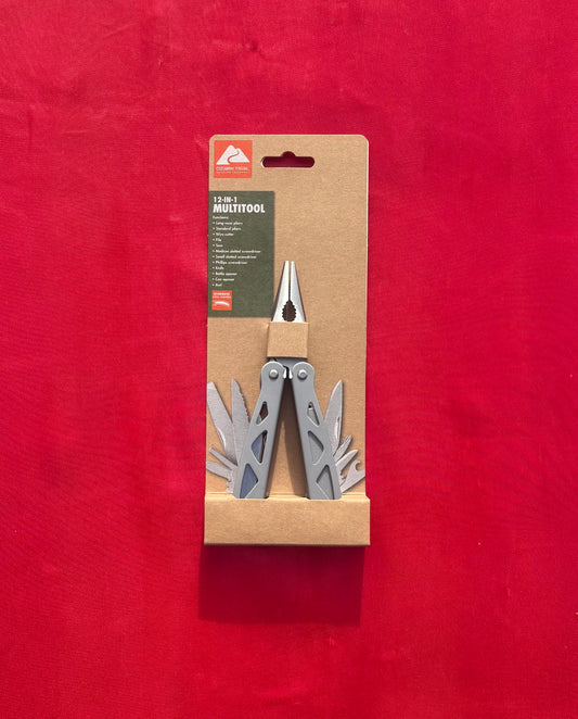 Ozark Trail Multi-Tool 12-in-1, Stainless Steel