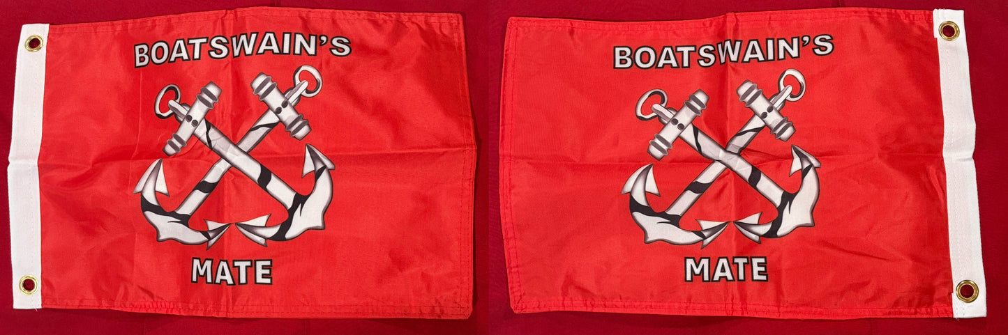 Boatswain's Mate Flag / Boat Flag 12 in x 18 in