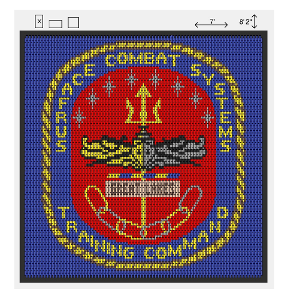 SCSTC GL custom logo mat 98"x84"