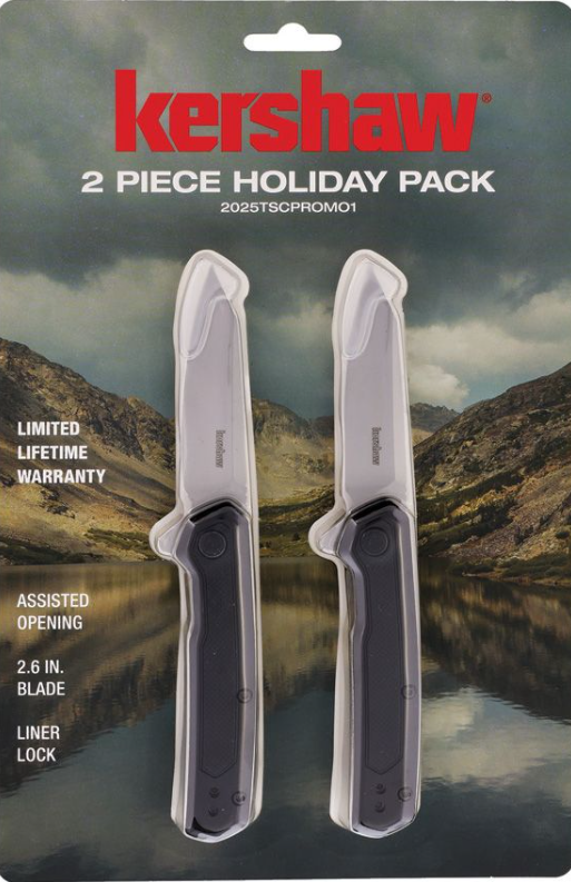 Kershaw 2pc Holiday Pack Linerlock A/O KS7017