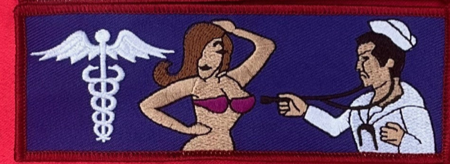 HOSPITAL CORPSMAN DOC WITH A BIKINI BABE LIBERTY CUFF Single Rev 3