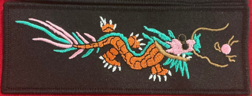 Red Body Teal Back Dragon Liberty Cuff Single