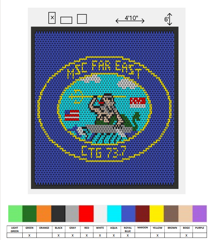 MSC FE 5x6 vinyl link mat