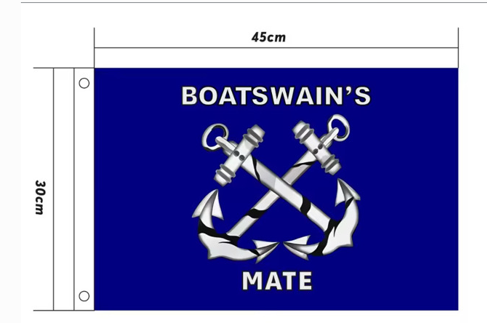 Boatswain's Mate Flag 12 in x 18 in