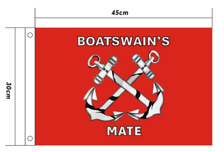 Boatswain's Mate Flag 12 in x 18 in