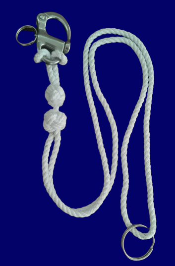 White Cotton Knife / Marlinespike Lanyard