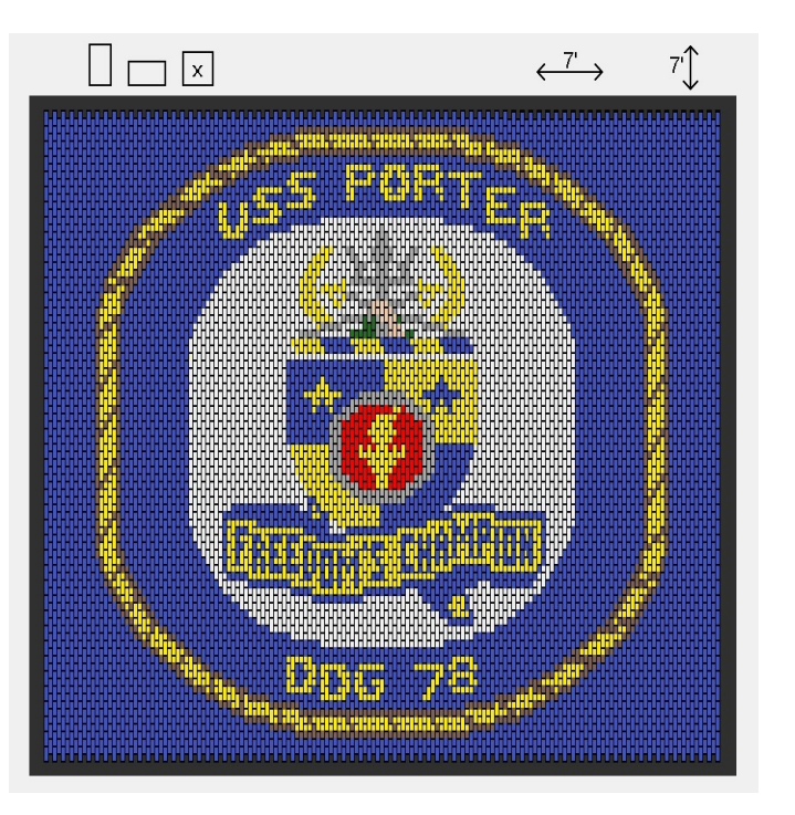 Custom logo mat 84x96