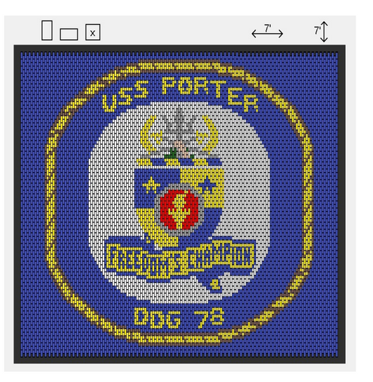 Custom logo mat 84x84