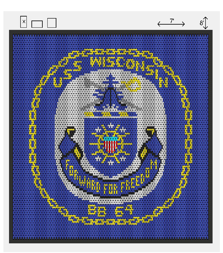 Custom logo mat 84x96